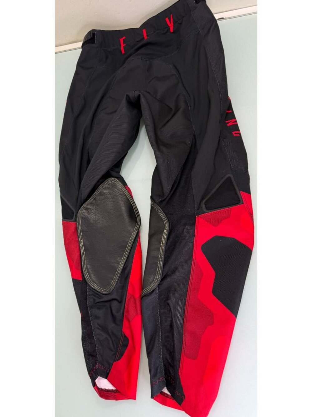 Fly Racing Pants Mens 30 Red Kinetic Wave Dirt bike Riding Gear MX Motocross - Picture 2 of 13